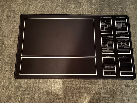 Magic the Gathering Dungeon Playmat with Zones